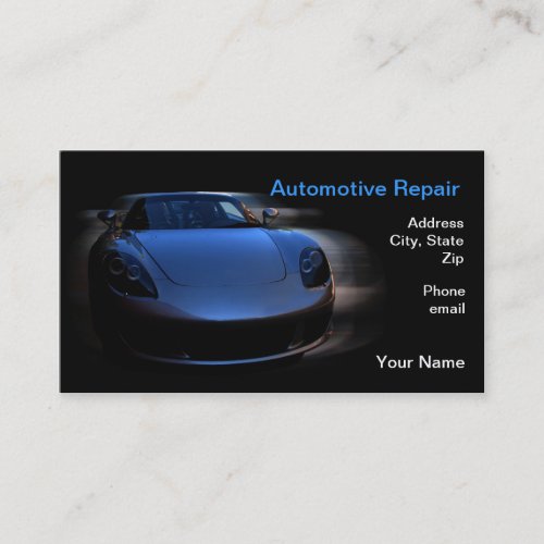 Pure Speed Junkie Business Card Template