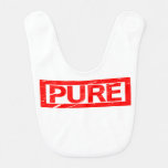 Pure Stamp Baby Bib