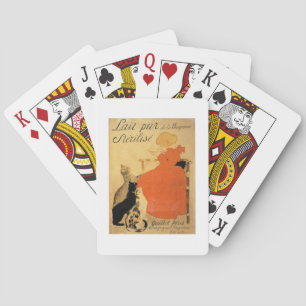 'Pure Sterilized Milk from La Vingeanne', 1894 (co Poker Cards