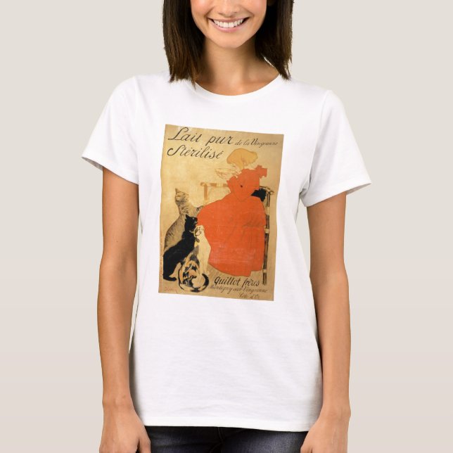 'Pure Sterilized Milk from La Vingeanne', 1894 (co T-Shirt (Front)