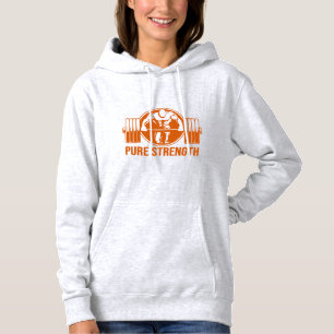 Pure Strength Logo Powerlifting - Édition Dorée Vê Hoodie