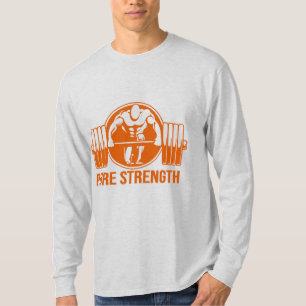 Pure Strength Powerlifting Logo – Gold Edition Gym T-Shirt