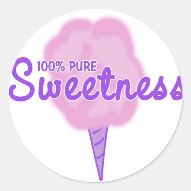 Pure Sweetness Classic Round Sticker (Front)
