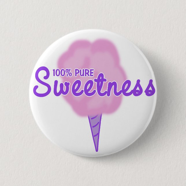 Pure Sweetness Pinback Button (Front)