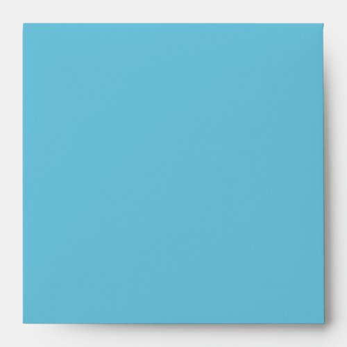 Pure Teal Blue Linen Envelopes