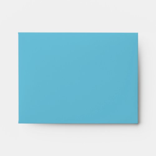 Pure Teal Blue Linen RSVP Envelopes