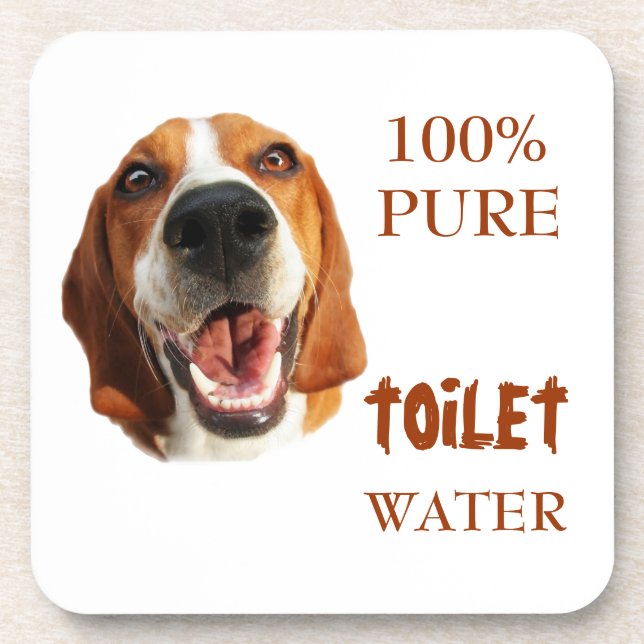 Pure Toilet Water Beverage Coaster (Front)