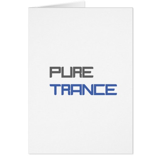 Pure Trance Cards (Front)