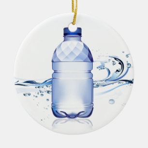 Pure Water Bottle design Ceramic Ornament