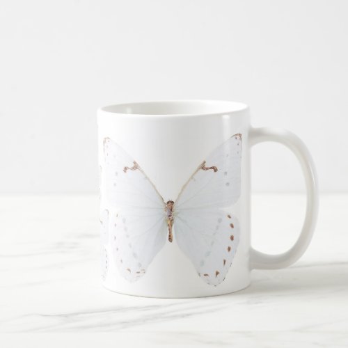 Pure White Butterflies Mug