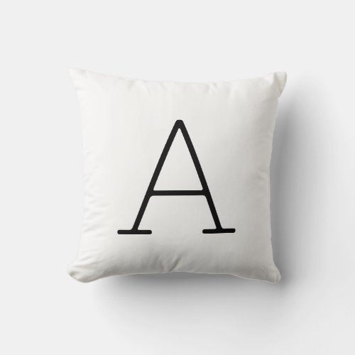 Pure White Customize Front  Back For Gifts Throw Pillow