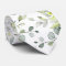 Pure White Eucalyptus Greenery Wedding Neck Tie