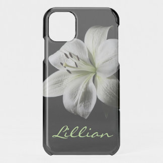 Pure White Lily iPhone 11 Case