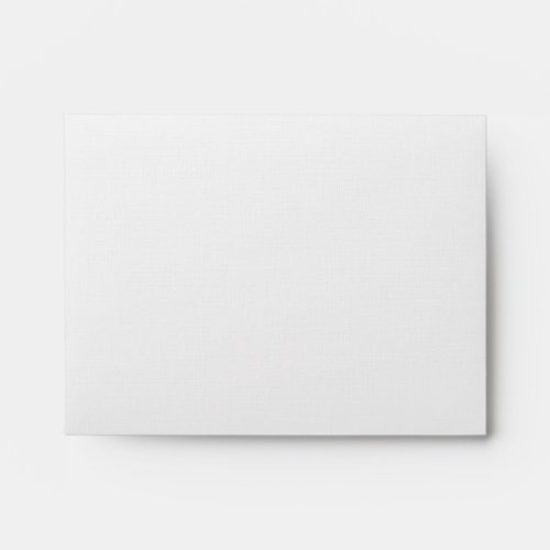 Pure White Linen RSVP Envelopes