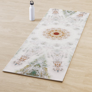 Pure White Mandala Yoga Mat