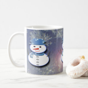 Pure White Snowman Coffee Mug