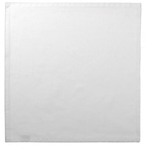 Pure White Solid Color Cloth Napkin