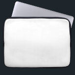 Pure White Solid Color Laptop Sleeve<br><div class="desc">Pure White Solid Color</div>