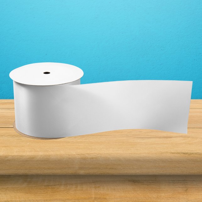 Pure White Solid Color Satin Ribbon (Creator Uploaded)