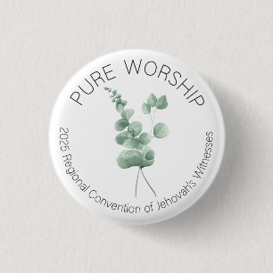 Pure Worship 2025 Convention Pin w Eucalyptus