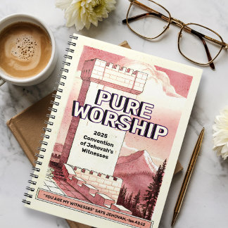 Pure Worship Convention 2025 JW Custom Gift Spiral Notebook