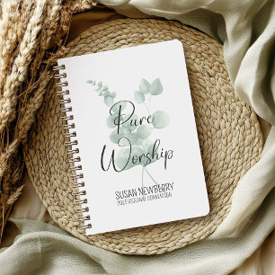 Pure Worship Convention Notebook with Eucalyptus