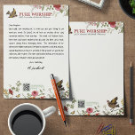 Pure Worship JW 2025 Convention Letter Writing Letterhead<br><div class="desc">Custom & personalized JW Letter Writing Pure Worship 2025 Convention of Jehovah's Witnesses perfect for sharing uplifting thoughts with friends,  family,  and fellow believers. It's perfect for writing convention letters and invites.</div>