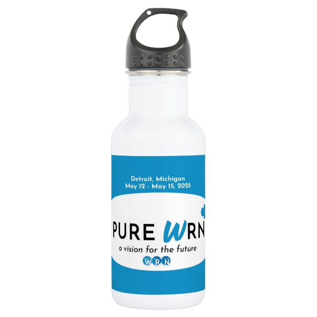 PURE WRN Waterbottle Stainless Steel Water Bottle (Front)