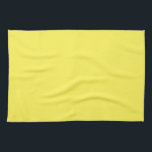 Pure Yellow Solid Color Blank Template Trendy Kitchen Towel<br><div class="desc">Custom Create Your Own Upload Add Your Monogram Initial Photo or Logo Text Name Elegant Modern Cute Kitchen & Dining / Table & Kitchen Linens/ Blank Template Trendy Yellow Solid Color Kitchen Towel.</div>
