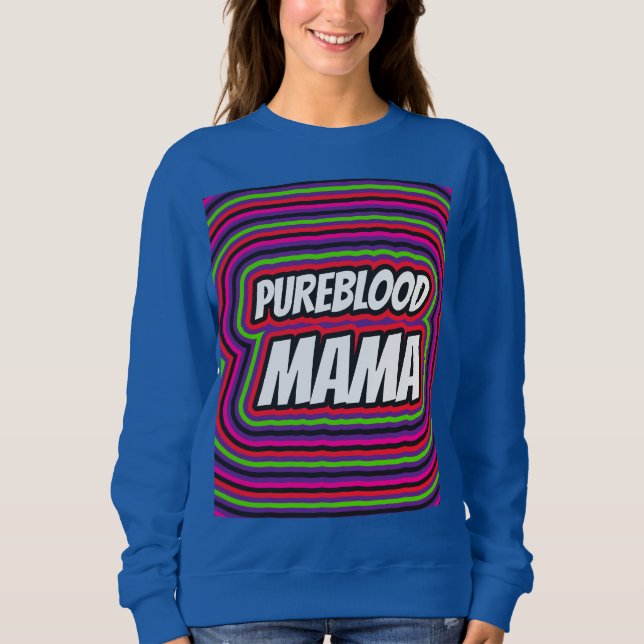 PUREBLOOD MAMA RETRO MOM T-SHIRTS TEES (Front)