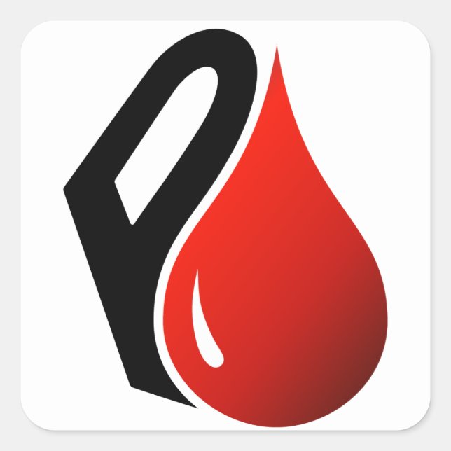 PUREBLOOD SQUARE STICKER (Front)