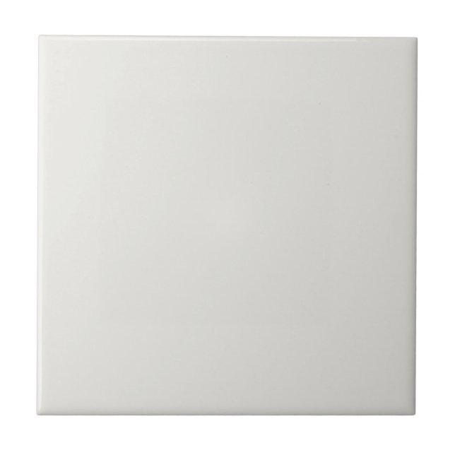 Purely White Ceramic Tile (Front)