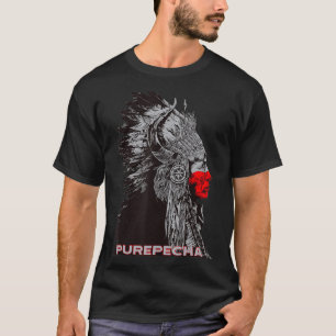 Purepecha Mexican Indian Proud Chief Vintage Respe T-Shirt