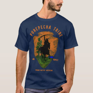 Purepecha Tribe Native Mexican Indian Proud T-Shirt