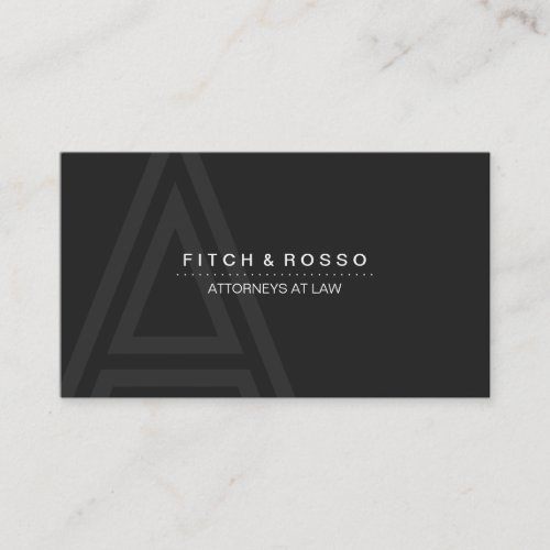PurePro No5 Dark Gray Business Card Templates