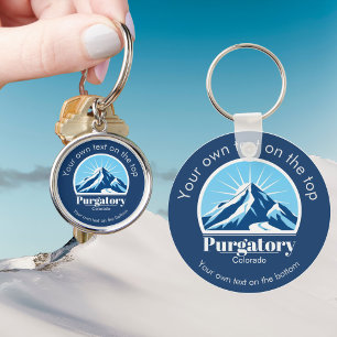 Purgatory Colorado ski resort gift Keychain