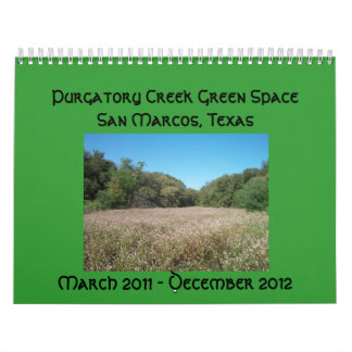 Purgatory Creek Green Space Calender Calendar