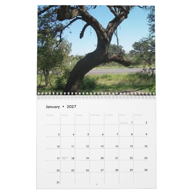 Purgatory Creek Green Space Calender Calendar