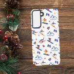 Purgatory Durango Colorado Ski Snowboard Pattern Samsung Galaxy S21 Case<br><div class="desc">A funny winter skiing seamless pattern for the ski resort Purgatory Durango in the San Juan Mountains,  Colorado,  USA,  North America.  Perfect gift idea for winter sports lovers: ski,  snowboard,  freestyle,  ski jump,  cross-country skiing.</div>