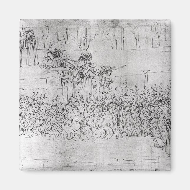 Purgatory, from 'The Divine Comedy' by Dante Magnet (Front)