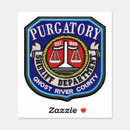 Purgatory Sheriff sticker