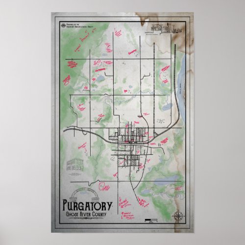 Purgatoy Map Poster