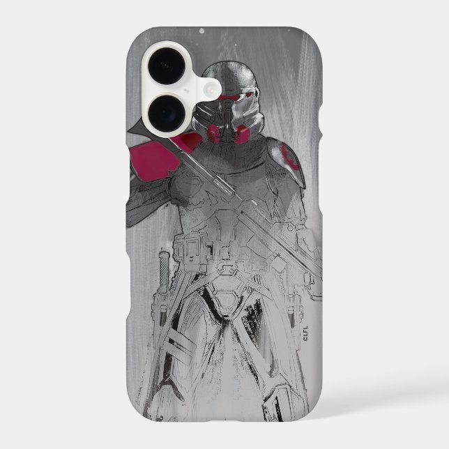 Purge Trooper Sketch Case-Mate iPhone Case (Back)