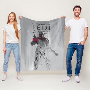 Purge Trooper Sketch Fleece Blanket