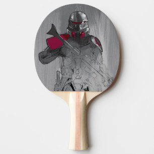 Purge Trooper Sketch Ping Pong Paddle