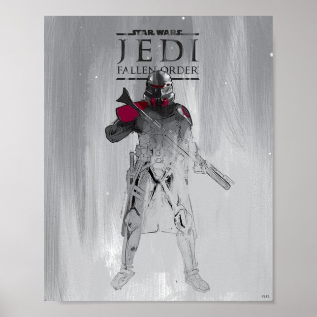 Purge Trooper Sketch Poster (Front)