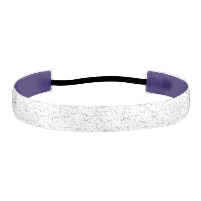 Purim Athletic Headband (Front)