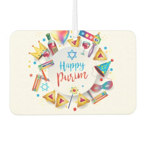 Purim Basket Gifts Hamantaschen Gragger Hebrew Air Freshener