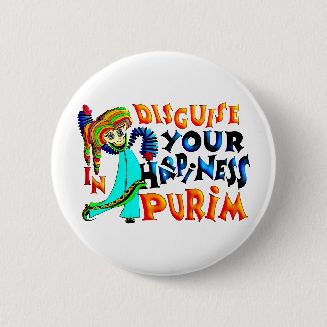 Purim Button (Front)