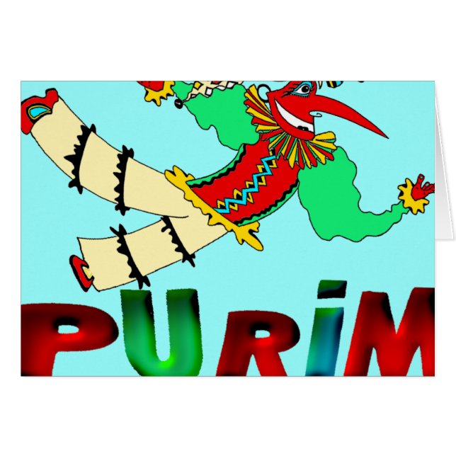 Purim Cards (Front Horizontal)